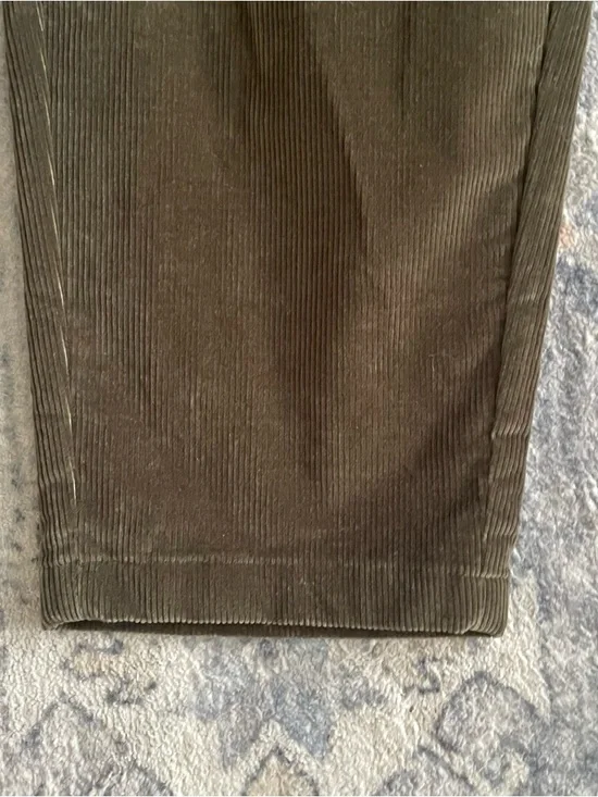 Doen Nelda Corduroy Pant Dark Green Olive Sz 4-6 Womens - Picture 16 of 16